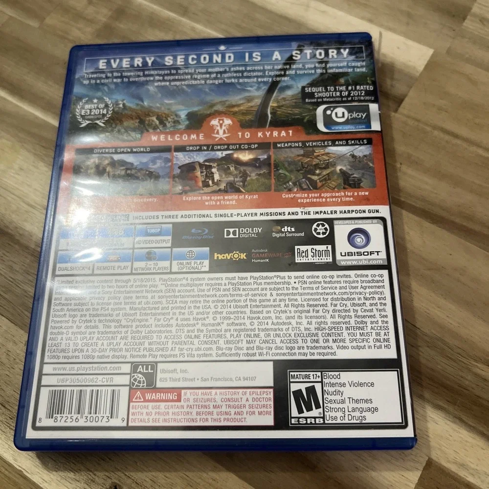 Far Cry 4 Limited Edition (PlayStation 4, 2014)